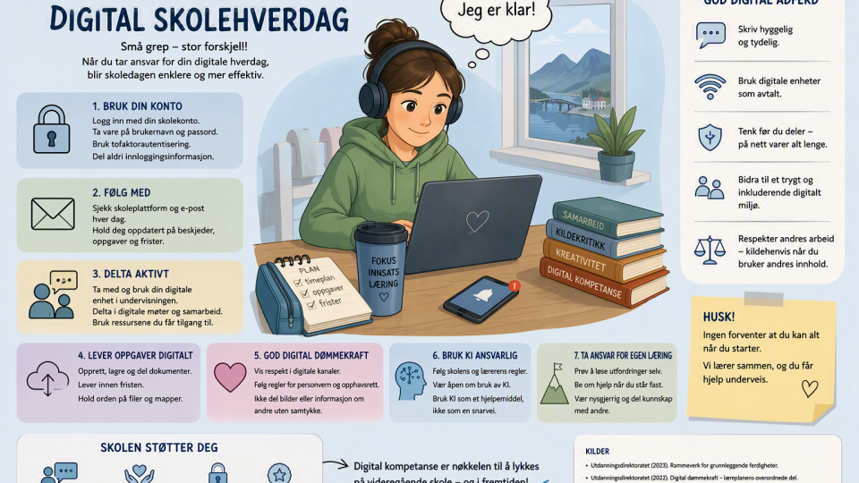 Lenke til artikkel: Klar for en digital skolehverdag?