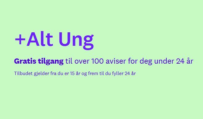 Lenke til artikkel: Slik leser du over 100 lokalaviser helt gratis som ungdom