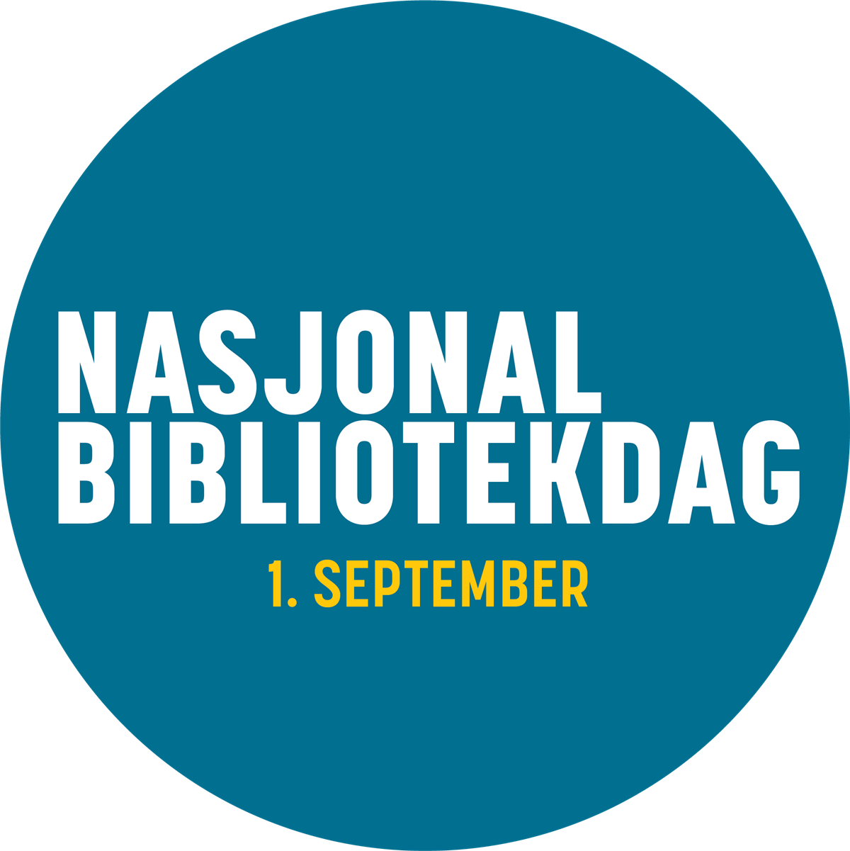 Nasjonal bibliotekdag 1. september - Klikk for stort bilde