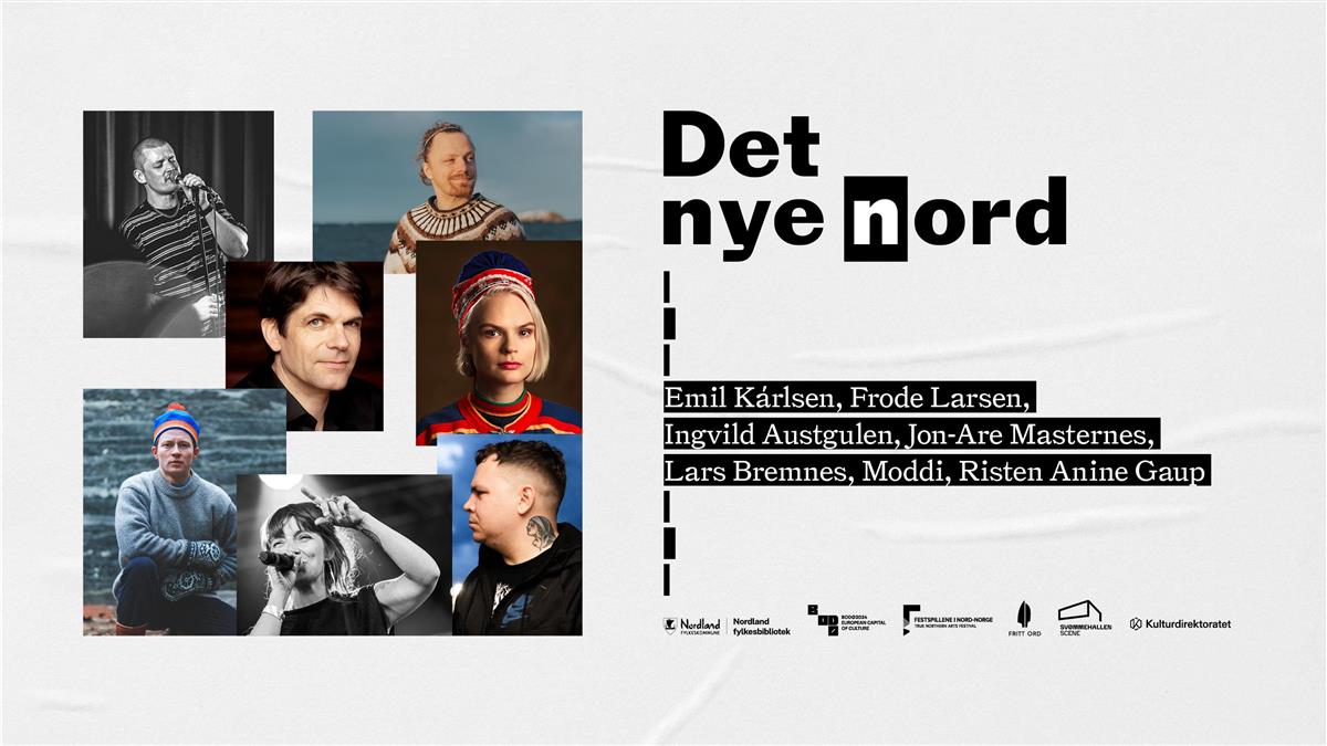 Portrettbilder av syv artister - Klikk for stort bilde