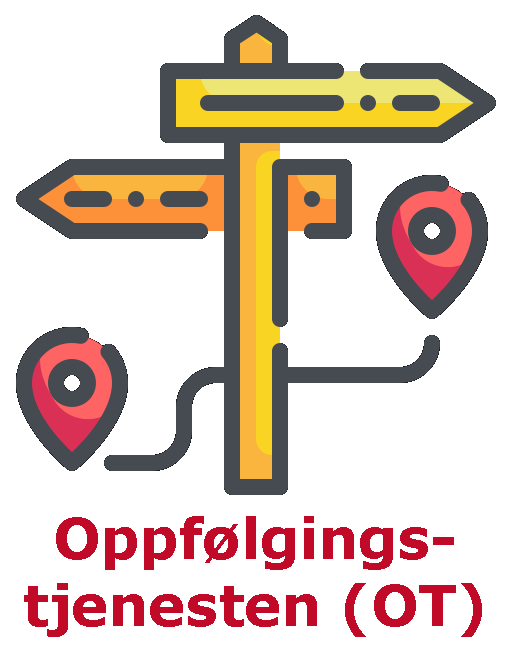 klikk for å komme til oppfølgingstjenesten ved din skole