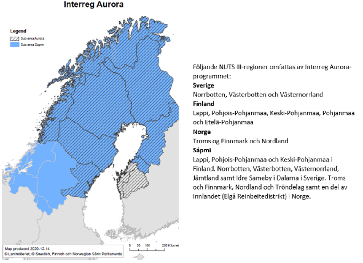 interreg aurora region - Klikk for stort bilde